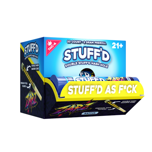 STUFF'D - HASH HOLE PREROLL (THCA) - 20CT