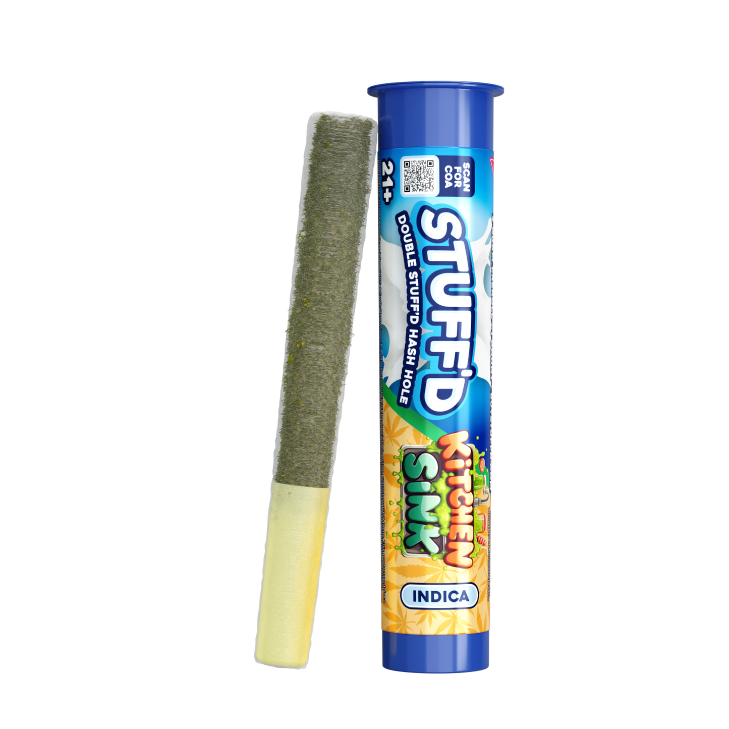 2G DOUBLE STUFFD HASH HOLE PREROLL (THCA)