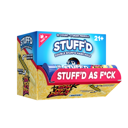STUFF'D - HASH HOLE PREROLL (THCA) - 20CT